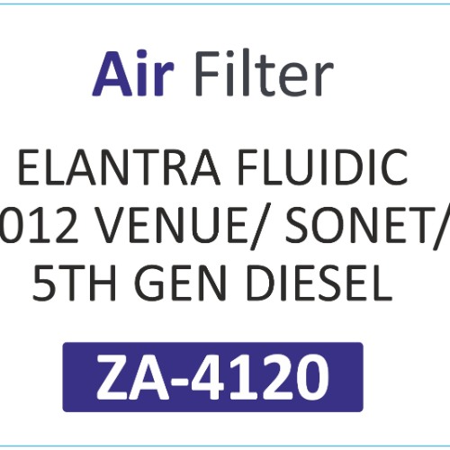 AIR FILTER | Suitable for: ELANTRA FLUIDIC 2012 VENUE | SONET | 5TH GEN DIESEL - Image 2