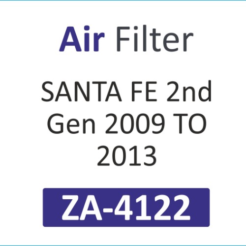 AIR FILTER | Suitable for: SANTA FE 2nd GEN 2009 TO 2013 - Image 2