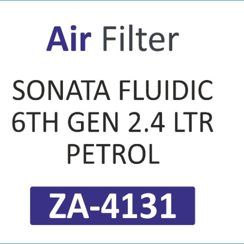 AIR FILTER | Suitable for: SONATA FLUIDIC 6th GEN 2.4 Ltr PETROL - Image 2
