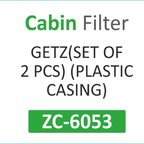 CABIN FILTER | Suitable for: GETZ(SET OF 2PCS) (PLASTIC CASING) - Image 2
