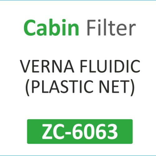 CABIN FILTER | Suitable for: VERNA FLUIDIC (PLASTIC NET) - Image 2
