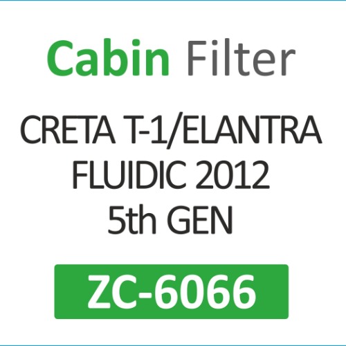 CABIN FILTER | Suitable for: CRETA T-1 | ELANTRA FLUIDIC 2012 5th GEN - Image 2