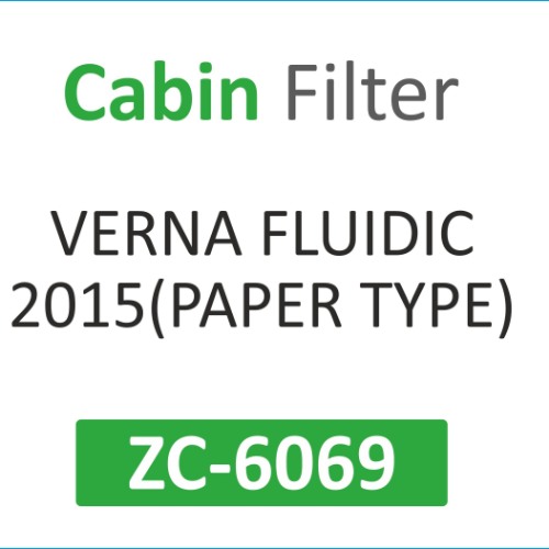 CABIN FILTER | Suitable for: VERNA FLUIDIC 2015(PAPER TYPE) - Image 2