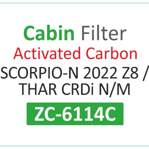 CABIN FILTER | Suitable for: (Activated carbon) SCORPIO-N 2022 Z8 | THAR CRDi N | M - Image 2