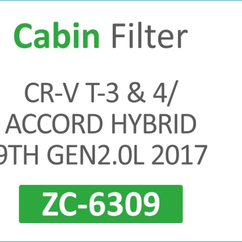 CABIN FILTER | Suitable for: CR-V T-3 & 4 | ACCORD HYBRID 9th GEN2.0L 2017 - Image 2