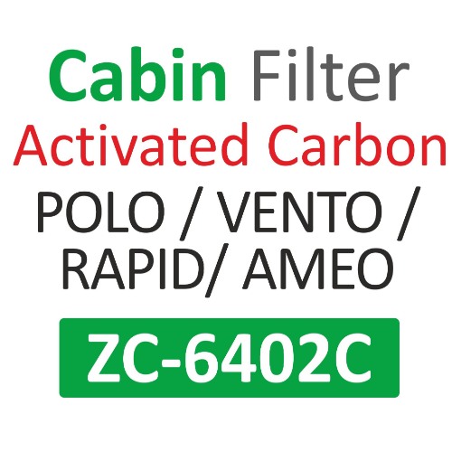 CABIN FILTER | Suitable for: (Activated Carbon) POLO | VENTO | RAPID | AMEO - Image 2