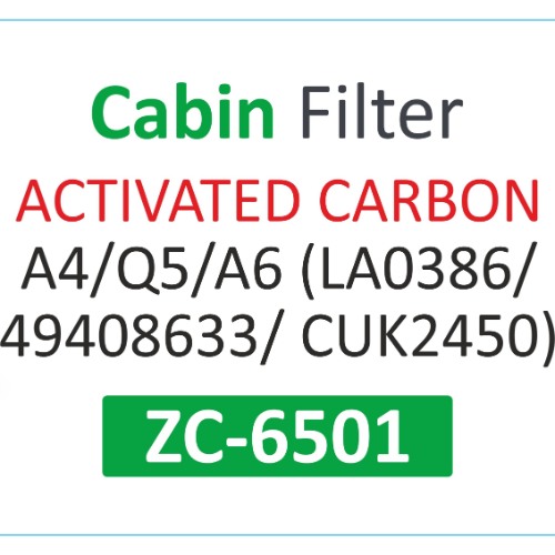 CABIN FILTER | Suitable for: (Activated caRBON) A4 | Q5 | A6(LA0386 | 49408633 | CUK2450) - Image 2