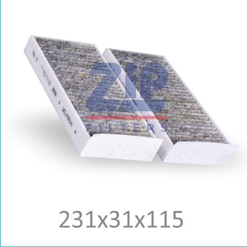 CABIN FILTER | Suitable for: (Activated carbon) F40(SET OF 2PCS) CF-1058(64116823725)