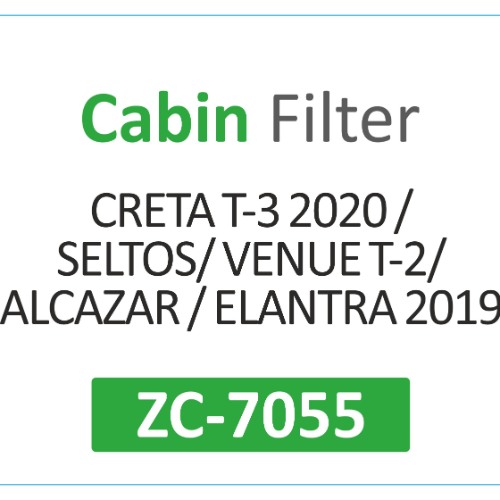CABIN FILTER | Suitable for: CRETA T-3 2020 | SELTOS | VENUE T-2 | ALCAZAR | ELANTRA 2019 - Image 2