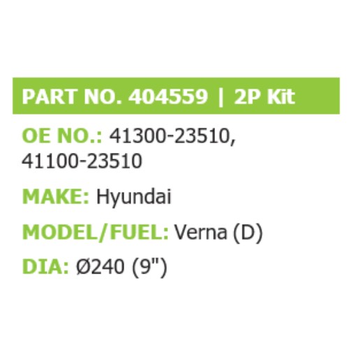 CLUTCH PLATE Suitable For: Verna (D) - Image 2