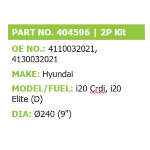 CLUTCH PLATE Suitable For: i20 Crdi, i20 Elite(D) - Image 2