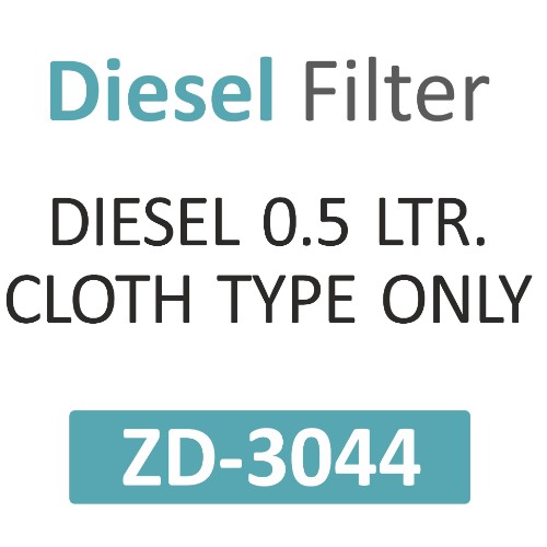 DIESEL FILTER | Suitable for: DIESEL 0.5Ltr CLOTH TYPE ONLY - Image 2