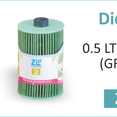 DIESEL FILTER | Suitable for: 0.5Ltr METAL FREE(GREEN PAPER)
