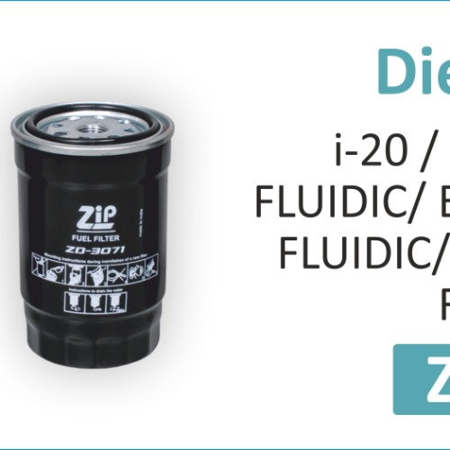 DIESEL FILTER | Suitable for: i-20 | CRETA | VERNA FLUIDIC | ELANTRA | ELANTRA FLUIDIC | SANTA FE | SANTA FE FLUIDIC