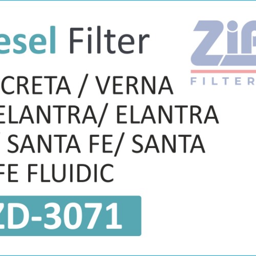 DIESEL FILTER | Suitable for: i-20 | CRETA | VERNA FLUIDIC | ELANTRA | ELANTRA FLUIDIC | SANTA FE | SANTA FE FLUIDIC - Image 2