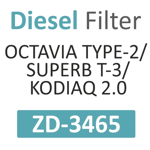 DIESEL FILTER | Suitable for: OCTAVIA TYPE-2 | SUPERB T-3 | KODIAQ 2.0 - Image 2
