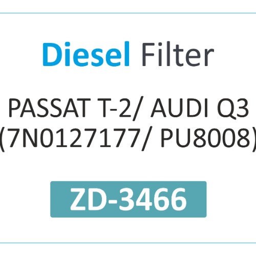 DIESEL FILTER | Suitable for: PASSAT T-2 | AUDI Q3 (7N0127177 | PU8008) - Image 2