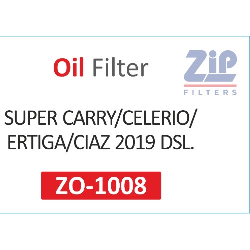 OIL FILTER | Suitable for: SUPER CARRY | CELERIO | ERTIGA | CIAZ 2019 DSL. - Image 2