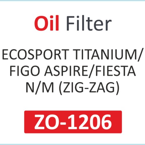OIL FILTER | Suitable for: ECOSPORT TITANIUM | FIGO ASPIRE | FIESTA N | M (ZIG-ZAG) - Image 2