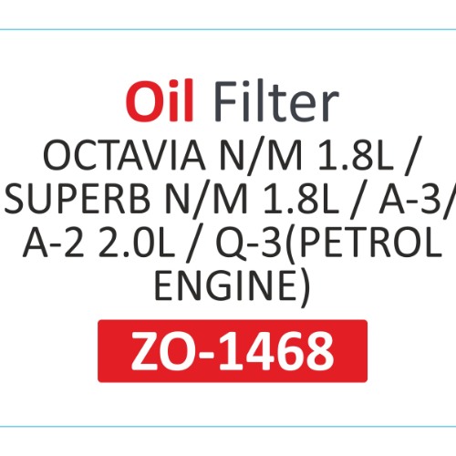 OIL FILTER | Suitable for: OCTAVIA N | M 1.8L | SUPERB N | M 1.8L | A-3 | A-2 2.0L | Q-3 (PETROL ENGINE) - Image 2