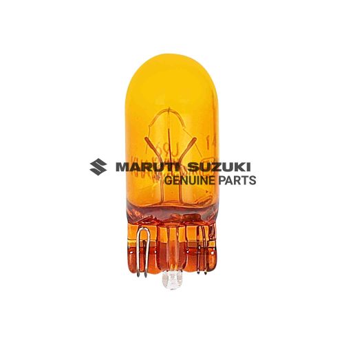 BULB (12V_5W) (AMBER) For BALENO |BALENO|DZIRE|FRONX|IGNIS
|SWIFT 

