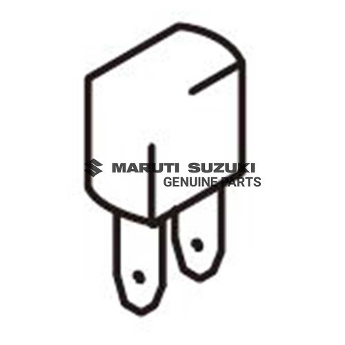 FUSE (10A)For ASTAR|ALTO K10|BALENO |BALENO|BREZZA |CELERIO|CIAZ|DZIRE|EECO|ERTIGA|FRONX|GRAND VITARA|JIMNY
|SCROSS
|SPRESSO
|SWIFT 
|VITARA BREZZA
|XL6
