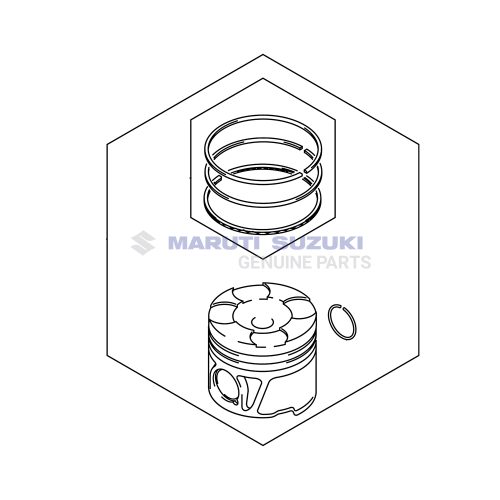 BEARING_CRANKSHAFT UPPER For ALTO K10|CELERIO|SPRESSO
|WAGONR 

