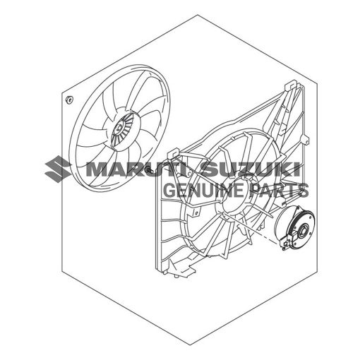 FAN ASSEMBLY_ENG CLGFor DZIRE|FRONX|SWIFT 
