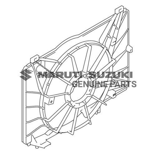 SHROUD_FAN For BALENO |DZIRE|FRONX|SWIFT 
