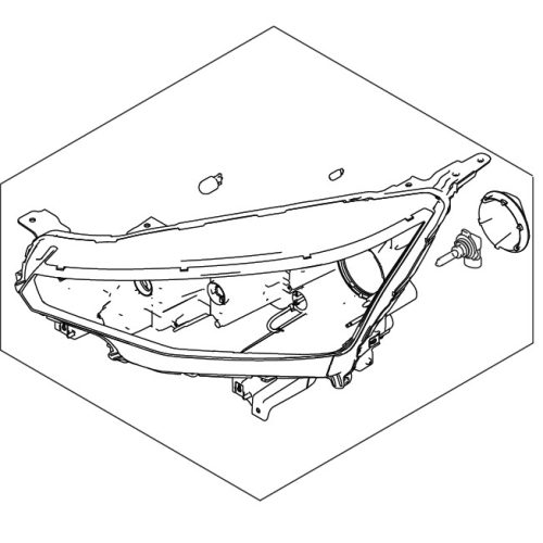 HEADLAMP ASSEMBLYRIGHT HAND SIDEFor VICTORIS
