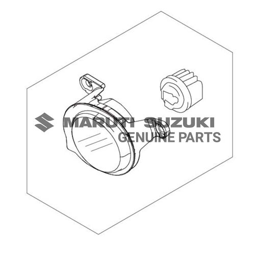 LAMP ASSEMBLY_FOG_LEFTFor DZIRE|SWIFT 
