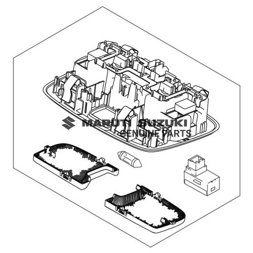 LAMP ASSEMBLY_SPOT(BEIGE)For DZIRE 