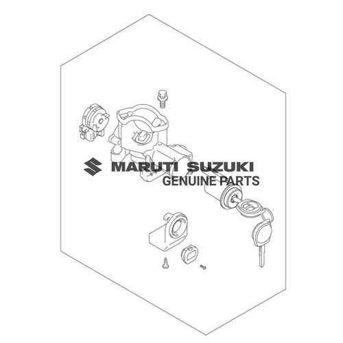 LOCK SET STEERINGFor DZIRE 