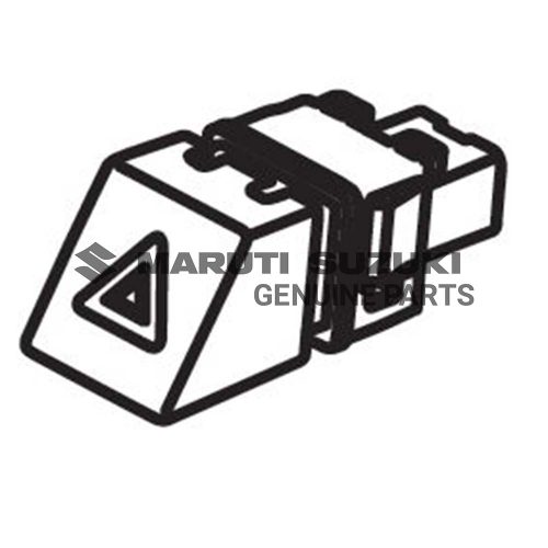 SWITCH ASSEMBLYHAZARD WARNING (BLACK) For BALENO |BREZZA |DZIRE|FRONX