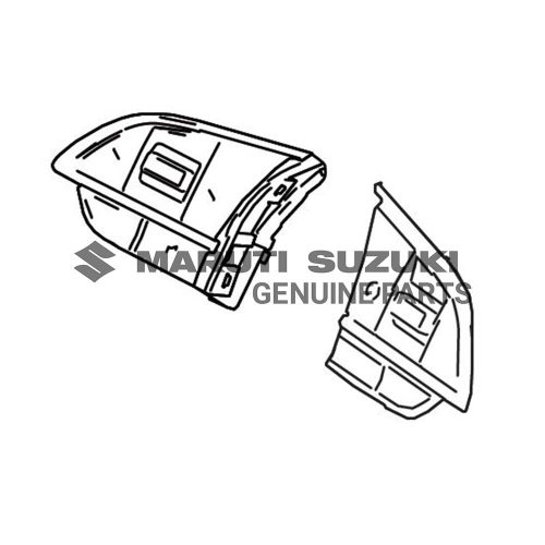 SWITCH ASSEMBLY_AUDIO & CRUISE (BLACK/CHROME) For BALENO |DZIRE|SWIFT 
