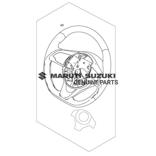 STEERING WHEEL ASSEMBLY For BALENO |BREZZA |DZIRE|FRONX|SWIFT 
