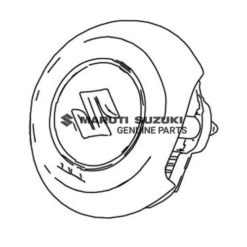 MODULE ASSEMBLY_AIRBAG (BLACK/CHROME)For DZIRE 