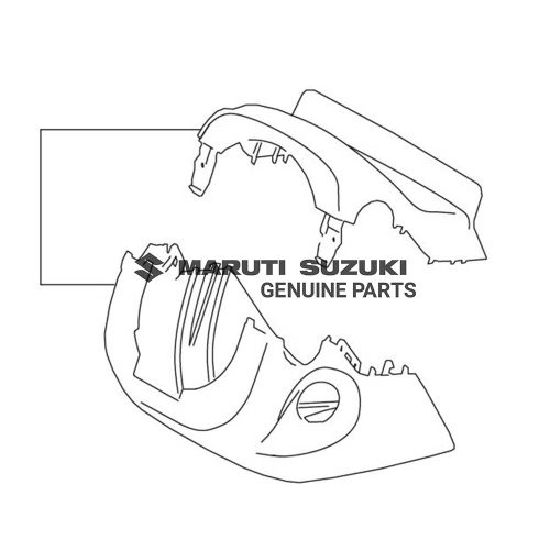 COVER ASSEMBLY_STEERING COLUMN For BREZZA |DZIRE|FRONX|SWIFT 
