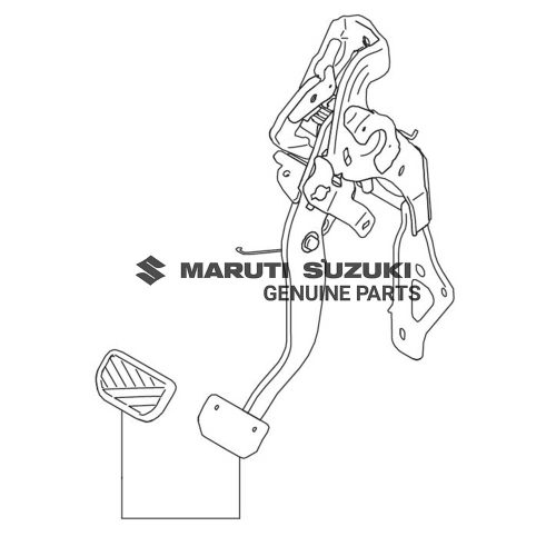 PEDAL ASSEMBLY_BRAKEFor DZIRE 