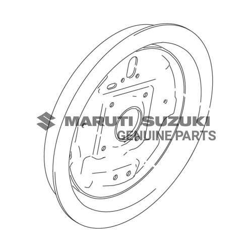 PLATE_ RR BRAKE LHFor JIMNY
