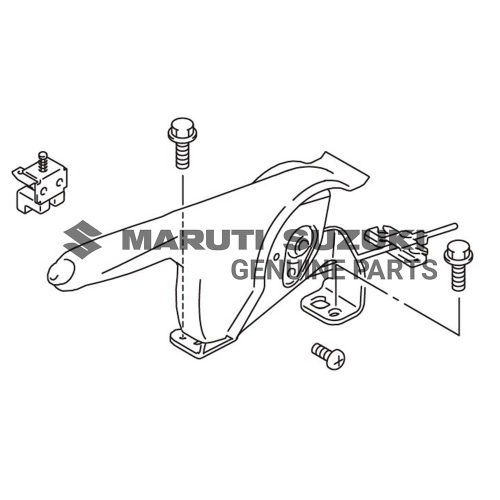 LEVER ASSEMBLY_PARKING BRAKE (CHROME/BLACK)For SWIFT 
