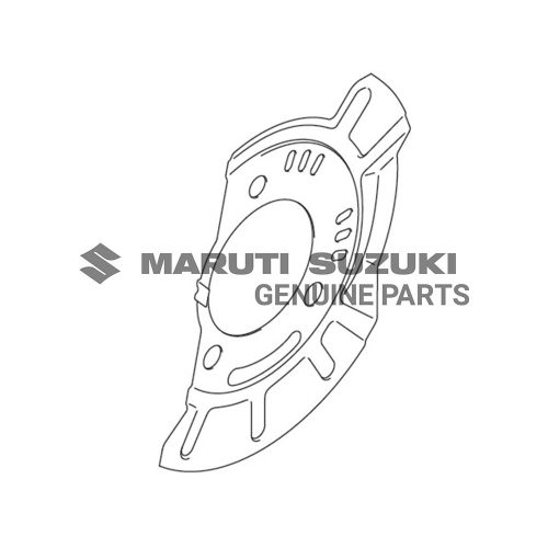 COVER_ BRAKE DISC DUST RHFor JIMNY
