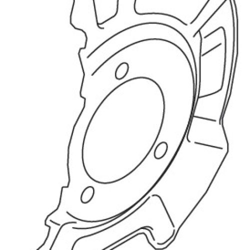 COVERBRAKE DISC DUST RIGHT HAND SIDEFor VICTORIS
