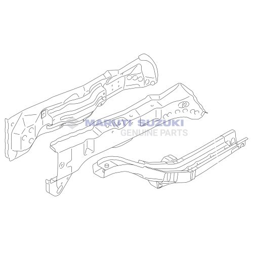 FRONT SIDE MEMBER (RIGHT)For WAGONR 
