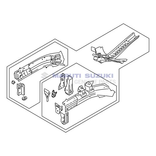 FRONT SIDE MEMBER (RIGHT)For ERTIGA|XL6
