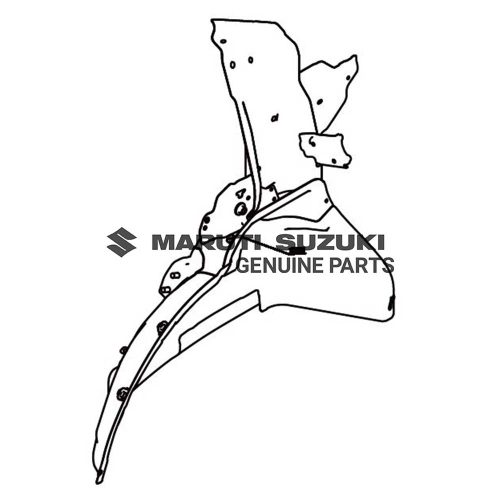 PANEL_ WHEEL HOUSE INNER RIGHT HANDFor DZIRE 