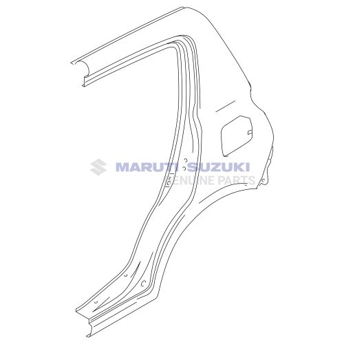 SIDE BODY PANEL (QUARTER PILLAR – RIGHT)For ALTO 800|ALTO K10 