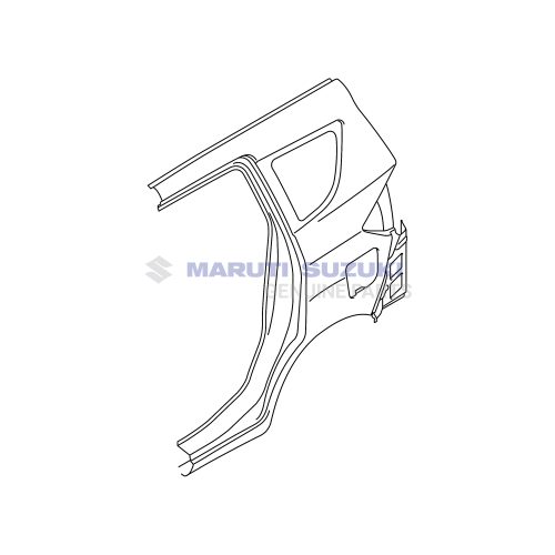 SIDE BODY PANEL (QUARTER PILLAR – RIGHT)For ERTIGA 