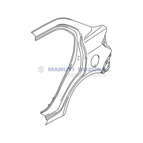 SIDE BODY PANEL (QUARTER PILLAR – RIGHT)For DZIRE 