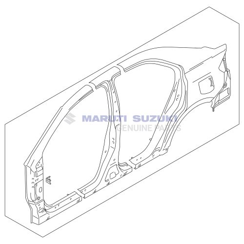SIDE BODY OUTER PANEL (RIGHT)For CIAZ